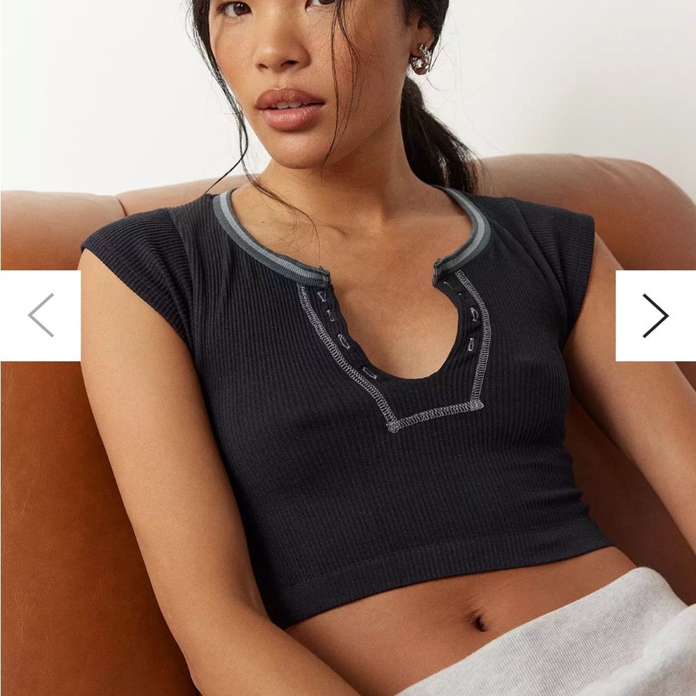 Urban Outfitters  out from under go for gold top